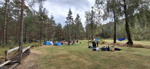 Paulen gård var en flott plass til overnattingsturen